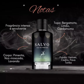 Perfume Árabe Salvo Intense Maison Alhambra Masculino 100ml Eau de Parfum Original